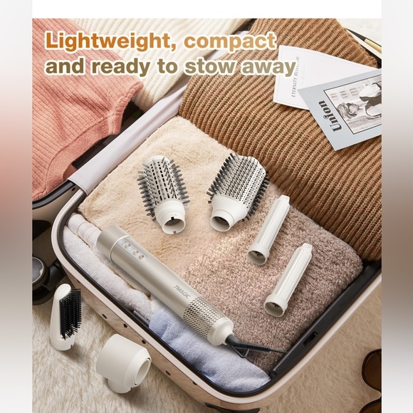 7 Magic Hair Dryer Brush & 6 in 1 Hair Styler,110,000 RPM High-Speed NIB NWT - Picture 7 of 16